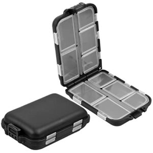 Kunststoff Tackle Box mit 10 Fächern für Angelzubehör, Wasserdicht und ideal zum Tragen