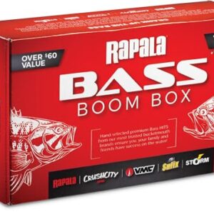 Die ultimative Angel-Ausrüstung für Bassfische - Rapala Bass Boom Box mit Over 40 Wert, Qualität und 5-Jahres-Garantie