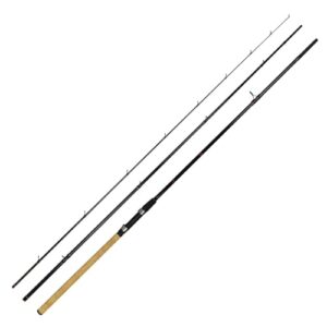 Roy Fishers Method Max Float Posenrute - Matchrute 3,90m / 4,20m (bis 25g) - Dreiteilige Steckrute mit Korkgriff - Sensible Spitze - Ideal für Forelle, Schleie & feines Karpfenangeln