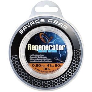 Savage Gear Regenerator Mono Vorfachschnur 30m 0,90mm 41kg für Hechtangeln und Spinnangeln