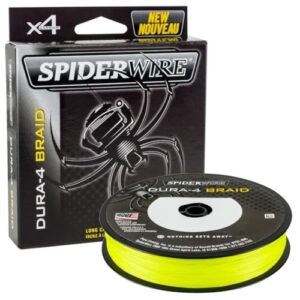 Fischereifaden Spiderwire Dura 4 Gelb 0,14 mm 150 m Trecciato PE Dyneema für Spinning und Surfkochen