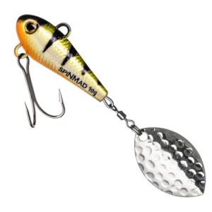 SpinMad Jigspinner 10g, Bleikopfspinner, ideal für Barsche und weite Würfe