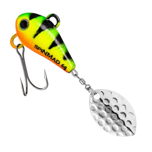 Lieblingsschnur von SpinMad, Jig Spinner Angelkodern, Farbe Firetiger, Größe 6g