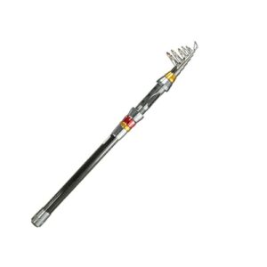 Teleskop-Angelrute, Carbon-Angelruten, Ultraleicht und Ultrasteif für Weite Würfe, Nicht leicht zu Brechen, Leicht zu Tragen, Geeignet für Reisen und Camping (8FT/2.4m)