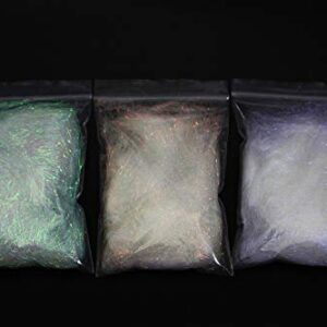 Tigofly 3 Packungen/Lot Dubbing UV Ice Dub 4 g/Packung Faden holografische Fasern für Fliegenbinden