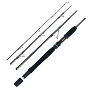 WFT Go North II 4-Stück Fischruten Set, wasserdicht, für verschiedene Gewichtsintervalle geeignet