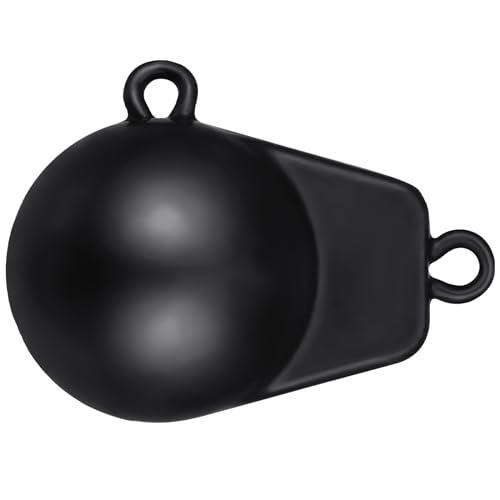 Fischgewicht, Downriggers Sinker, 1.8 kg, Schwarz, Zubehör für das Tiefseefischen