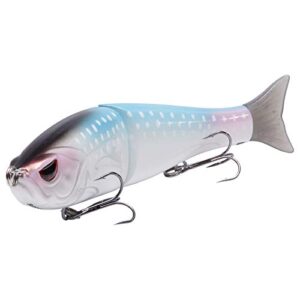 Bass Dash Wobbler Kunstköder Angelköder, harte Schwimmköder aus ABS-Material, langsam sinkender Köder für Monsterfische wie Hecht, Lachs und Forelle
