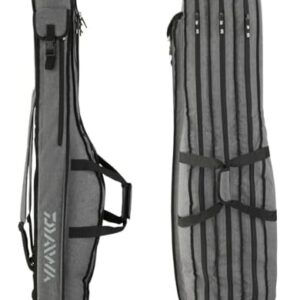 Daiwa D-Vec 3 Rod Bag, Ruten-Tasche mit klassischem Rutenfutteral und großen Fronttasche für Transport von Schirmen oder langen Banksticks