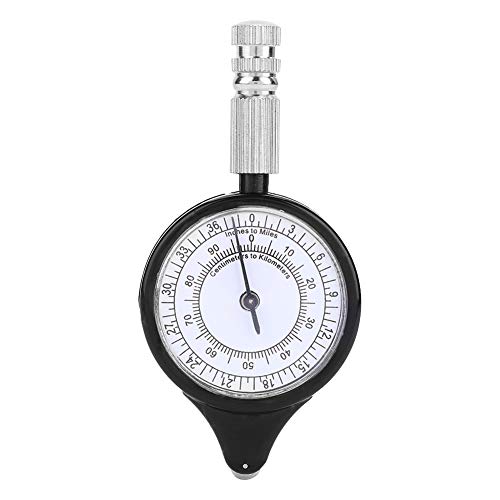 DEWIN Kartenmesser - hochwertiges Messgerät für Outdoor-Aktivitäten, Entfernungsmesser für Wanderkarten, Mini-Outdoor-Kartenmesser mit Maßungsrechner und Mapping-Tool
