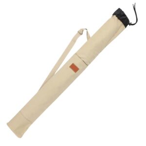 Faltbare Angelschirmtasche mit verstellbarem Schultergurt für Spinnruten, Baitcastingruten und Brandungsruten