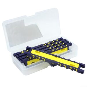Set mit 5 EVA-Material Angelschnur-Wickelbrettern für den praktischen Einsatz beim Angeln. Robuste und widerstandsfähige Wickler, ideal für die Organisation der Ausrüstung.