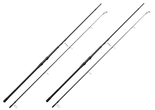 Zwei Prologic C-Series Compact 10ft Karpfenruten in einem Bundle, ideal für Stalker und mobile Angler