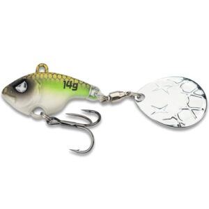 Monkey Lures Turbo Lui - 5 Größen, 4g, 7g, 10g, 14g, 18g, Jigspinner, Angelkörder zum Spinnfischen auf Barsch, Zander und Hecht