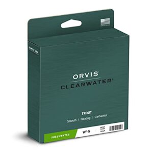 Orvis Soie Clearwater Wf-5, hochwertige Fliegenschnur für Anfänger und Angler auf einem Budget geeignet, Gewicht-Fordward-Taper für verbesserte Projektion und Genauigkeit