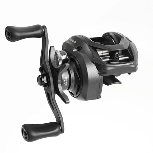 Resolute Baitcasting-Angelrolle, Kohlefaser-Rahmen, 7,1:1 Übersetzungsverhältnis und Magnetbremssystem für ambitionierte Angler