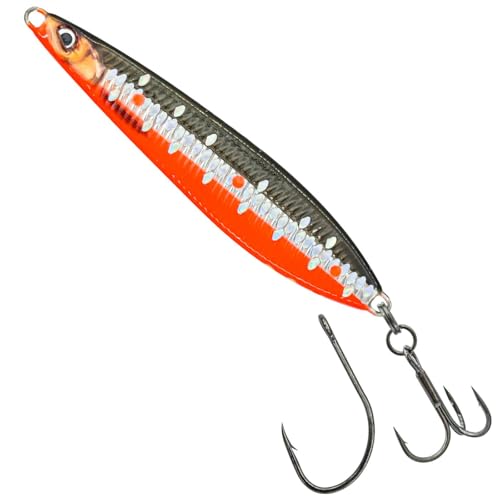 Savage Gear Seeker ISP Fischerei-Lure mit UV-Aktiven Hot Spots und Mefo-Blinker für Meerforellenfischen