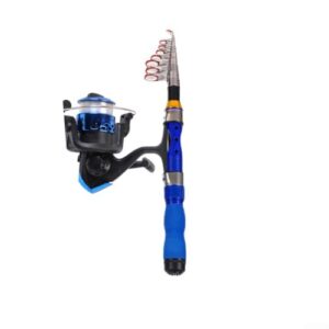 Teleskop-Angelruten-Set mit glatten Lagern und leichte Carbon-Rute für Outdoor-Angeln
