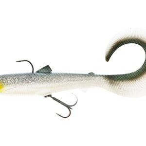 Westin Bullteez Curltail R2F 16cm 35g Sinking - montierter Gummifisch, Farbe: Headlight