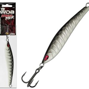 Wild Devil Baits Strike Pilker Meeresköder aus Norwegen für Dorsch und Heilbutt, 100g Schwarzpearl