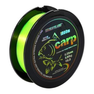 Fluoreszierende Karpfenschnur für Angeln bei schwachem Licht im Süßwasser, schnelles Absinken durch Monofilament, ideal für europäische Angler in schlechten Lichtverhältnissen