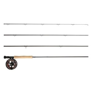 Greys Cruise Fliegenruten & Rollen Set, Medium Fast 4-teilig, Rute mit Cruise Large Arbor Rolle, Süß- und Salzwassergeeignet, 9ft, 7/8 Zoll