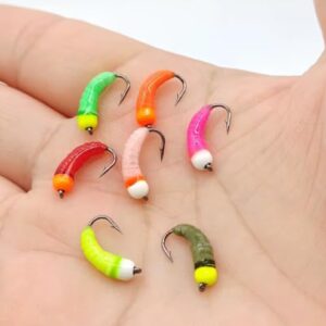Die AMZfishing 2025-2X Tungsten Kopf Flohkrebs Nymphen handgebundene UV-aktive Schubfliege ist eine hochwertige Imitation für Fliegenfischer, um Raubfische wie Forellen zu locken.