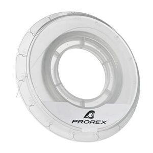 DAIWA Prorex Fluorocarbon Super Soft 50m Angelschnur, hochwertige Schnur für Anglertourismus, weiches Material, hohe Abriebfestigkeit, transparent, Vorfach Angelschnur
