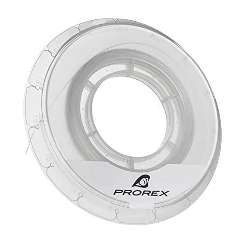DAIWA Prorex Fluorocarbon Super Soft 50m Angelschnur, hochwertige Schnur für Anglertourismus, weiches Material, hohe Abriebfestigkeit, transparent, Vorfach Angelschnur
