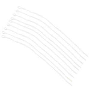 Enwye Fliegen Angelschnur, 10 Stück, 20LB, geflochtene Fly Linie, Angelgerät Zubehör, Weiß