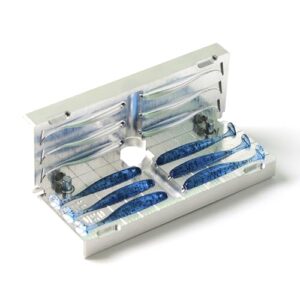FatFish V20A-6C Köderform, weicher Kunststoff, Spritzgussform für Do-It Angelköder, Aluminium 5.1 cm