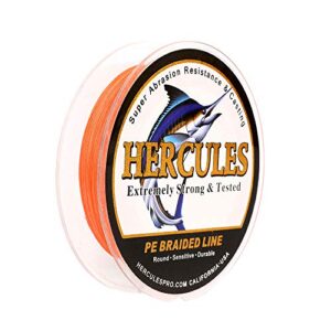 Hochwertige und zuverlässige Angelschnur von Hercules für Salzwasser-, Süßwasser- und Meeresfischen, sowie für Forellenangeln, Barschangeln, Brandungsangeln, Eisangeln und Bogenfischen geeignet