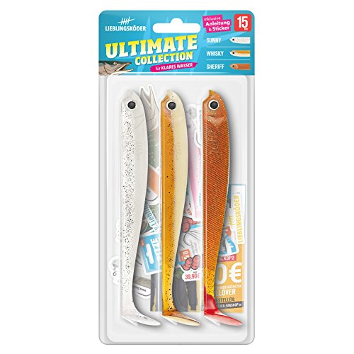Gummifische, Lieblingsköder für Jungen und Alte, Klares Wasser Farbe, perfektes Geschenk für Fischfreunde