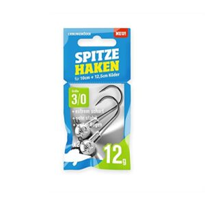 Lieblingsköder Spitze Haken 3/0 Jigheads, Angelgrüsse für Fische, hochwertige Materialien, lange Lebensdauer