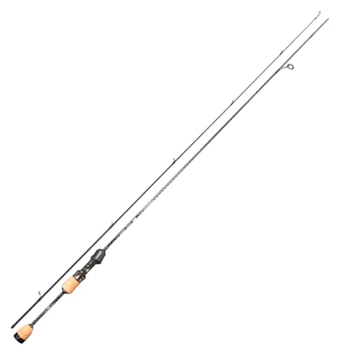 Ultraleichte Forellenrute für Forellengebirge und Teiche, hochmoduliertes HME Graphitmaterial, Mini Guide System und Kork im Split Grip und Handle