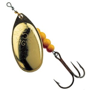 Mepps Aglia Gold Gr.1 - Der perfekte Spinner für jeden Angler, hochwertiger Spinner mit leichten Gewicht und hoher Fangkraft, Top-Verarbeitung mit superscharfem Haken und Ruckfreiheit.