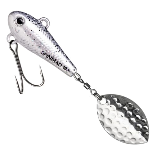 SpinMad Jigspinner 10g Bleikopfspinner, Farbe Lieblingsköder: Sunny für das Angeln von Barschen