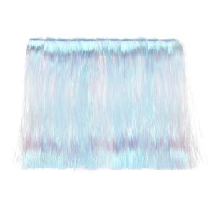 Kristallblitzschnur, Fliegenbindenmaterial, holografischer Blitz, hellblau, 20 Stück & 30,5 cm