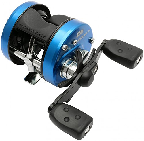 Fangrollen Abu Garcia Ambassadeur 5601 JB Multirollen, Blau/Schwarz, 13 Zoll
