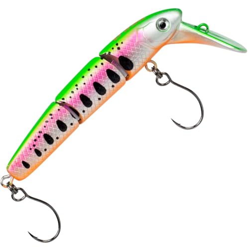 Hochwertiger Forellenwobbler FTM Teilo 65mm 3g in Farbe 08 für optimalen Fang auf Forelle mit hoher Lauftiefe von 0,5m