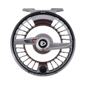 Hochwertige Greys TITAL Fliegenfischrolle mit präziser Barstock-Aluminium-Konstruktion und Large-Arbor-Design für perfekten Fliegenkörper und Vielseitigkeit bei Forellen, Lachsen und Mehrarten-Angeln