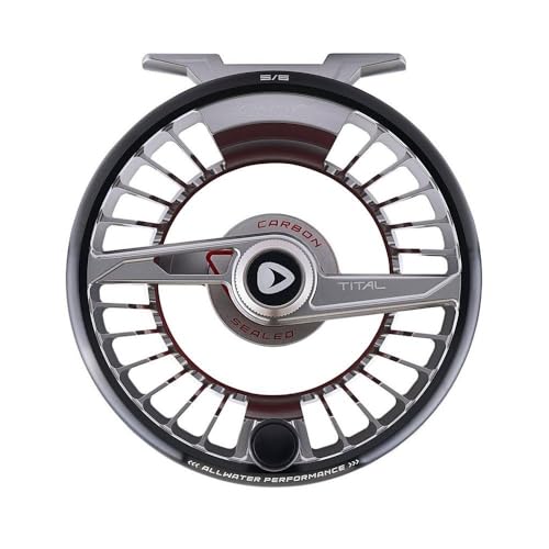 Hochwertige Greys TITAL Fliegenfischrolle mit präziser Barstock-Aluminium-Konstruktion und Large-Arbor-Design für perfekten Fliegenkörper und Vielseitigkeit bei Forellen, Lachsen und Mehrarten-Angeln