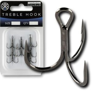 Drillinge Angelhaken für Raubfischangler, LMAB Treble Hook #6 bis 3/0