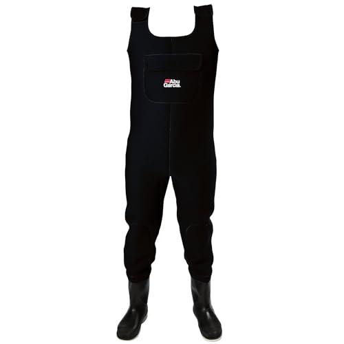 Abu Garcia Neopren-Fishing-Wader mit wasserdichter Konstruktion und integrierten Stiefeln für kaltwasserfischen, waten und outdoor-Aktivitäten XL 46/47