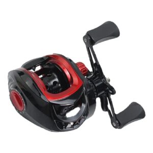 Baitcasting Angelrolle, Metall-Weitwurf und leichte Baitcaster Rolle mit Anti-Explosions-Schnurfunktion für Salzwasser und Süßwasser angel