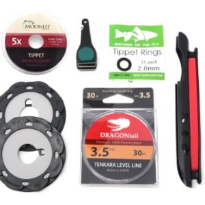 Tenkara-Angeln Starter-Kit von Dragontail, umfassendes Set für den erfolgreichen Tenkara-Angel mit Level Line und Zubehör