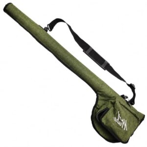 FashionCha Fliegenrute Vierteilig Komplettset mit Schnur, Fliegen und Tragetasche aus Karbonfaser-Mix mit Korkgriff und Ersatzfliegenbox für Outdoor Angeln
