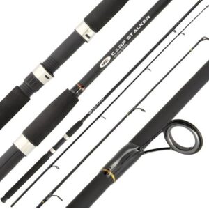 Karpfenrute aus Fiberglas, 8 ft lang, Carp Stalker Rute, leichte 2-teilige Steckrute zum Uferangeln und Stalking