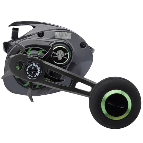 MADCAT Dominion Low Profile Baitcastrolle Angelrolle, innovative Angelrolle für den Fischfang