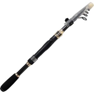 Hochleistungs-Angelrute aus Carbon für Reisen, Streetfishing und Spinnfischen - ideal für Barsch, Forelle, Döbel und Hecht